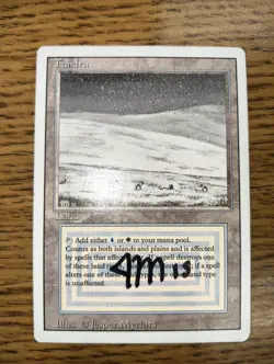 1x Tundra (Revised) MTG signed by Jesper Myrfors - Image 1