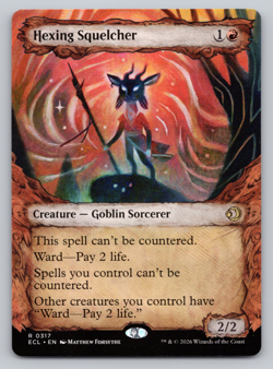 Hexing Squelcher Showcase - Lorwyn Eclipsed MTG - Image 1