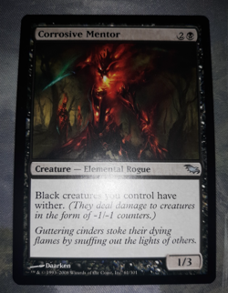 Corrosive Mentor MTG Shadowmoor x1 NM (Photo of actual item!) - Image 1