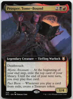 MTG Prosper, Tome-Bound (Extended Art) M Commander: Adventures in the Forgotten - Image 1