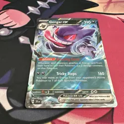 Pokemon TCG Gengar EX Temporal Forces Ultra Rare Card 104/162 Scarlet & Violet - Image 3