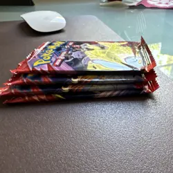 Pokemon Destined Rivals Booster Packs Ho-Oh Spanish TCG Lot of 4 - Image 3