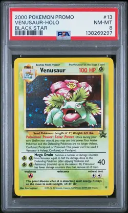 Venusaur Black Star Promo #13 | PSA 8 | Holo Pokemon - Image 1
