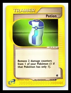 💥 Pokemon Potion 2003 TCG (Expedition E-Reader Set) Non Holo Foil # 156/165 - Image 1