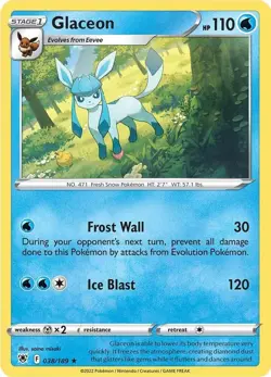 Glaceon 038/189 Rare LP - Pokemon TCG Sword & Shield Astral Radiance ASR - Image 4