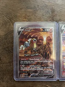Pokemon TCG Crown Zenith Suicune v (GG38) Raikou v (GG41) Entei v (GG36) - Image 2