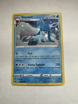Pokemon: Glaceon SWSH192 Brilliant Stars Black Star Promo Card - Image 1