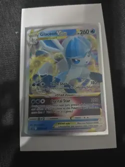 Pokemon TCG Glaceon VSTAR SWSH197 Black Star Promo Holo Rare NM/M - Image 1