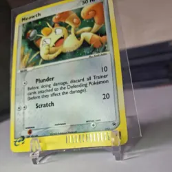 Read Meowth 013 - Promo Pokemon TCG (Nintendo Black Star Promos 13) - 2003 MP-HP - Image 2
