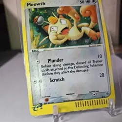 Read Meowth 013 - Promo Pokemon TCG (Nintendo Black Star Promos 13) - 2003 MP-HP - Image 4