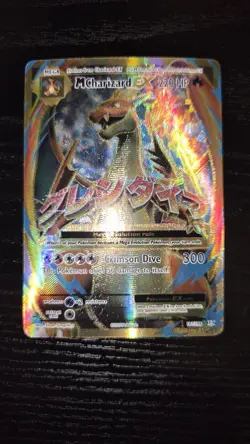 M Charizard EX - 101/108 Evolutions Full Art Gold Pokemon - NM - Image 1