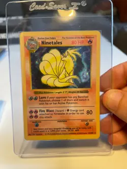 Ninetales 012/102 Base Set (Shadowless) Holo pokemon - Image 2