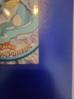 2000 Topps Pokemon TV Animation Edition Serie 3 Non Holo #134 Vaporeon Nm - Image 3