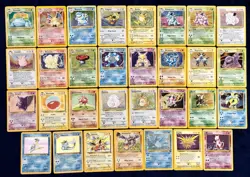 Original Pokemon WOTC Base Jungle Fossil 1-151 Set Complete 31 HOLOS Charizard - Image 1