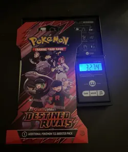 (VERY HEAVY) 32.74G Pokemon TCG Destined Rivals Sleeved Booster Pack (SEALED)✅ - Image 1