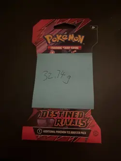 (VERY HEAVY) 32.74G Pokemon TCG Destined Rivals Sleeved Booster Pack (SEALED)✅ - Image 3