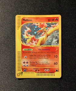 Pokemon SKYRIDGE - #H20/H32 Moltres - Holo - ENG - SWIRL - Heavily Played - Image 3