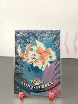 2000 Topps Chrome Pokemon Series 2 Goldeen #118 - Image 1