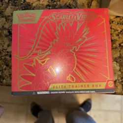 Pokemon TGC - Scarlet and Violet Elite Trainer Box ETB Koraidon Sealed - Image 1
