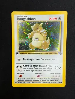 Pokemon Kangaskhan 5/64 Jungle Rara Holo Prima Edizione Wizards IT Carte Vintage - Image 1