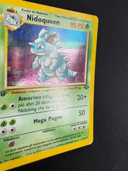 Pokemon Nidoqueen 7/64 Jungle Rara Holo Prima Edizione Wizards ITA Vintage - Image 3