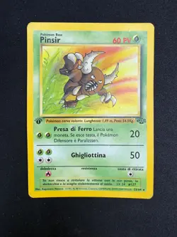 Pokemon Pinsir 25/64 Jungle Rara Prima Edizione Wizards ITA Carte Vintage - Image 1