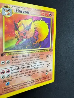 Pokemon Flareon 19/64 Jungle Rara Prima Edizione Wizards ITA Carte Vintage - Image 3
