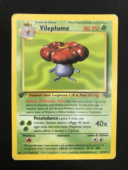 Pokemon Vileplume 31/64 Jungle Rara Prima Edizione Wizards ITA Carte Vintage - Image 1
