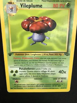 Pokemon Vileplume 31/64 Jungle Rara Prima Edizione Wizards ITA Carte Vintage - Image 3