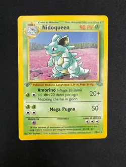 Pokemon Nidoqueen 23/64 Jungle Rara Prima Edizione Wizards ITA Carte Vintage - Image 1
