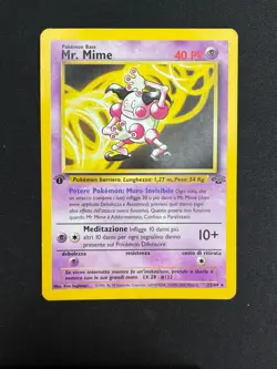 Pokemon Mr. Mime 22/64 Jungle Rara Prima Edizione Wizards ITA Carte Vintage - Image 1