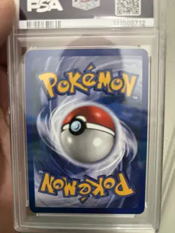 Pokemon Dark Alakazam Holo Rare 1st Edition PSA 8 NM-MT with A Good Swirl 2000 - Image 2