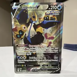 Pokemon Empoleon V Alternate Full Art Holo 146/163 Battle Styles 210 HP English. - Image 1