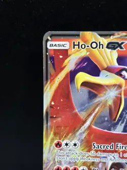 Pokemon Ho-Oh GX Burning Shadows 21/147 Ultra Rare Holo Full Art Near Mint - Image 4