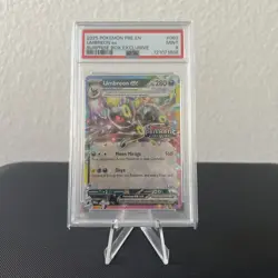 2025 Pokemon Prismatic Evolutions #060 Umbreon Ex Surprise Box Exclusive PSA 9 - Image 1