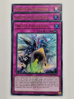 Yu Gi Oh - 3x BLMM-EN098 Orcust Crescendo - Ultra Rare - Image 1