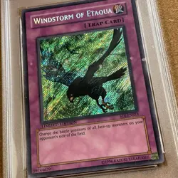 YUGIOH PSA 9 2006 Windstorm of Etaqua SOI-ENSE3 Secret Rare Promo YU-GI-OH! - Image 4