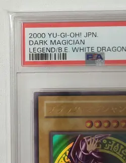 Yugioh Japanese PSA9 Dark Magician Ultra Rare Second Edition LB-05 - Image 2