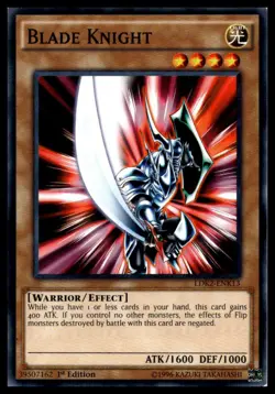 Blade Knight LDK2-ENK13 1st Edition YuGiOh NM - Image 1