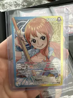 Nami (041) (Alternate Art) OP11-041 A Fist of Divine Speed Foil - Image 1