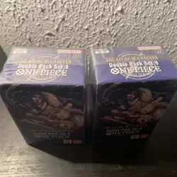 One Piece TCG Double Pack Set 9 The Azure Sea’s Seven Booster Bundles Set Of 2 - Image 2