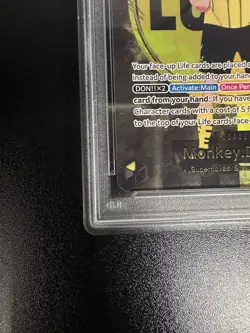 PSA 10 Monkey D Luffy ONE PIECE Matchday Promo ST13-003 BVB Borussia Dortmund - Image 5
