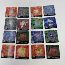 POKEMON ARTBOX - 1999 PREMIER EDITION ACTION FLIPZ 3D CARDS LOT OF 16 FLIPZ - Image 1