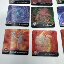 POKEMON ARTBOX - 1999 PREMIER EDITION ACTION FLIPZ 3D CARDS LOT OF 16 FLIPZ - Image 5