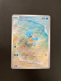Pokemon Card Squirtle 170/165 Pokemon 151 Carta Italiano Near Mint/Mint - Image 1
