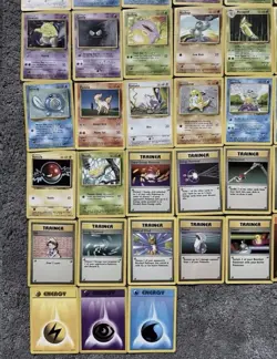 Pokemon Base Set Part Complete Set x59 Cards No duplicates - Image 5