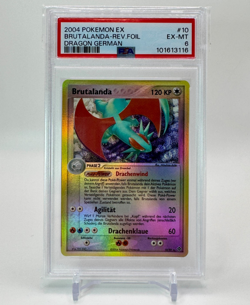 Brutalanda (Salamence) Reverse Foil + Regular Holo Pokemon Card EX Dragon PSA 6 - Image 1