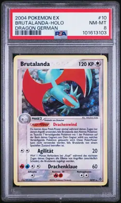 Brutalanda (Salamence) Reverse Foil + Regular Holo Pokemon Card EX Dragon PSA 6 - Image 5