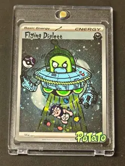 Pokemon Diglett Card Rumble 11/16 Hand draw Flying Diglett DIY Card 🌀 - Image 1