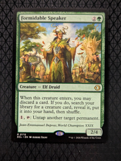 Formidable Speaker Lorwyn Eclipsed MTG Card NM - Image 1